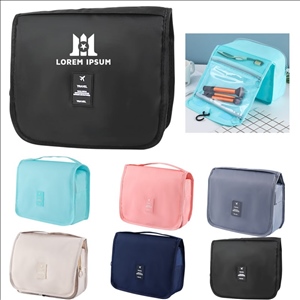 Hanging Toiletry Bag with Multiple Pockets for Bathroom & Travel